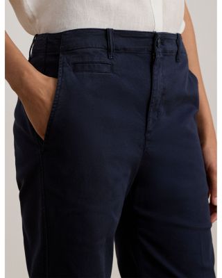 Stretch Cotton Chino Flare Pants