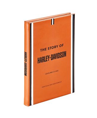 The Story of Harley Davidson Leather Bound Book