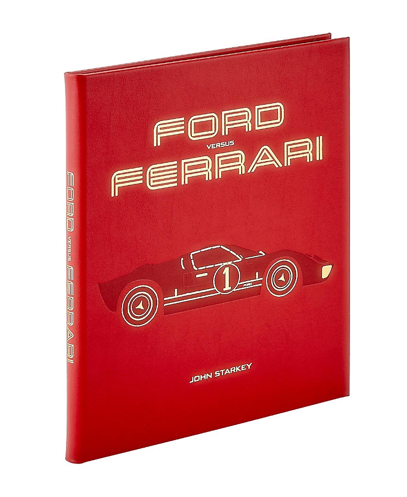 Graphic Image Ford vs. Ferrari Leather Bound Book