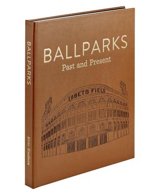  Ballparks Past & Present Leather Bound Book