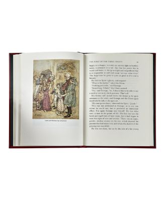  A Christmas Carol Classic Heirloom Leather Bound Book