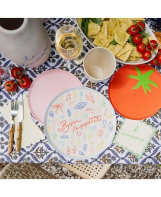 Le Dinner Pasta Noodle Paper Guest Napkins, Set of 16