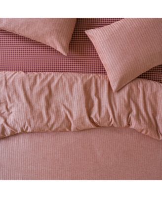 Herringbone Brushed Cotton Pillowcase Pair, King