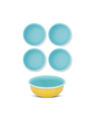 Enamel Cereal Bowl, Set of 4