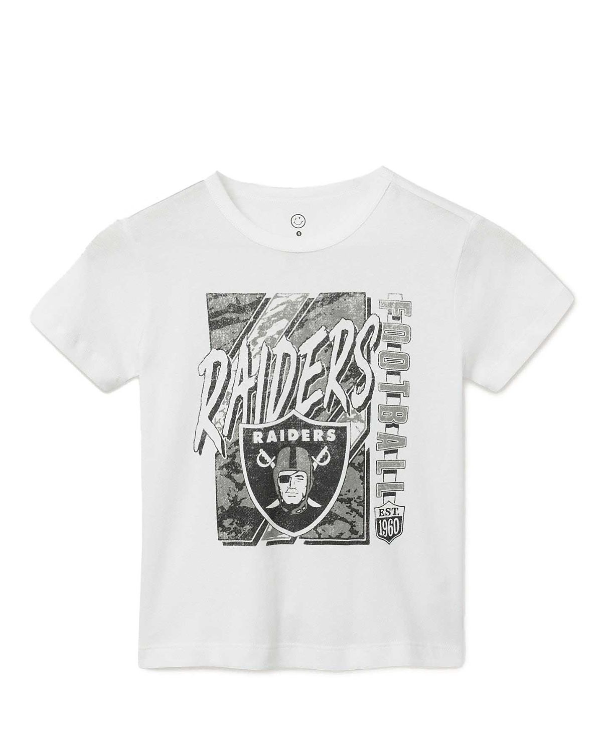 Junk Food Clothing Unisex Nfl Las Vegas Raiders Icon Tee - Little Kid, Big Kid
