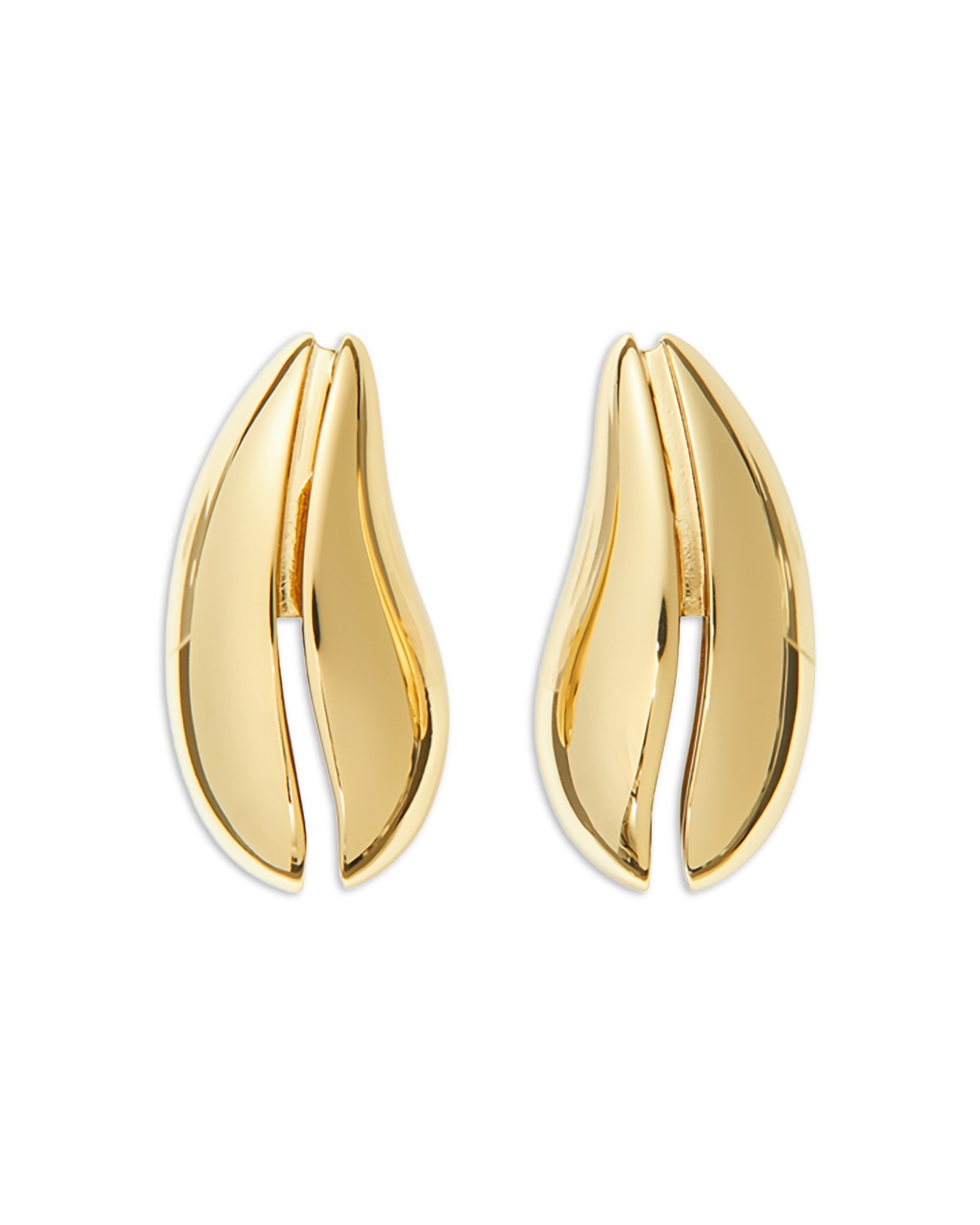 Mini Wave Drop Earrings