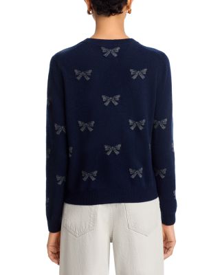 Cashmere Long Sleeve Bow Sweater