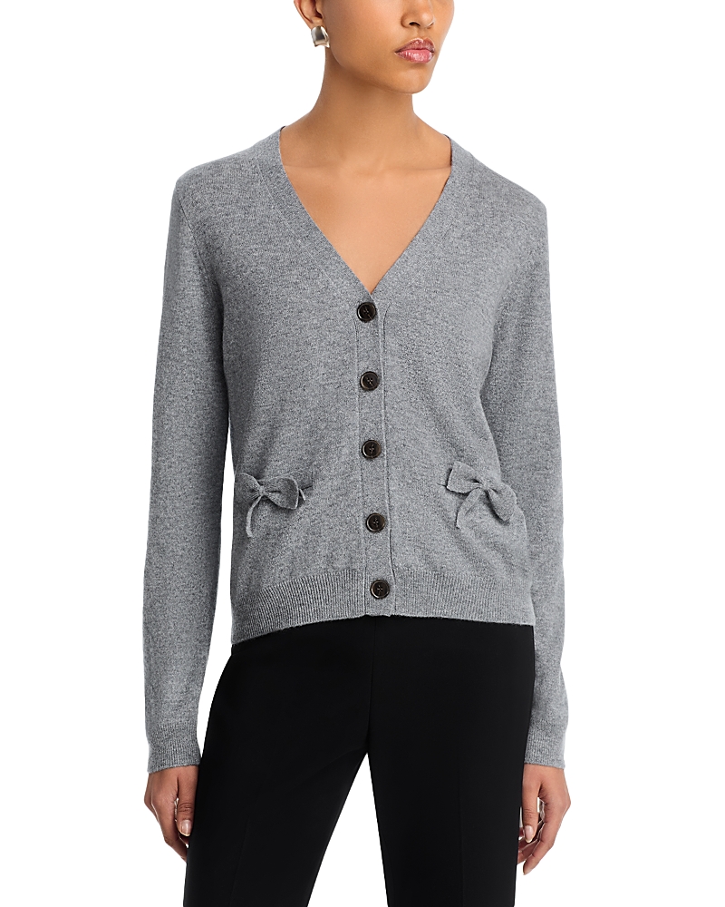 Jumper 1234 Cashmere Bow Pocket Cardigan