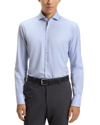 Hank Spread Collar Slim Fit Dress Shirt