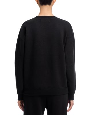 Rose Skull Crewneck Sweatshirt & Wide Leg Sweatpants