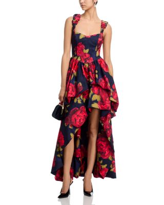 Sweetheart Neck High Low Gown - Exclusive