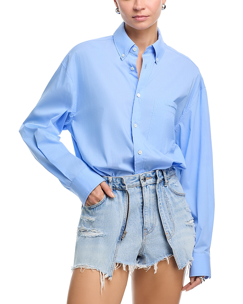 alexanderwang Mixed Media Romper Skort
