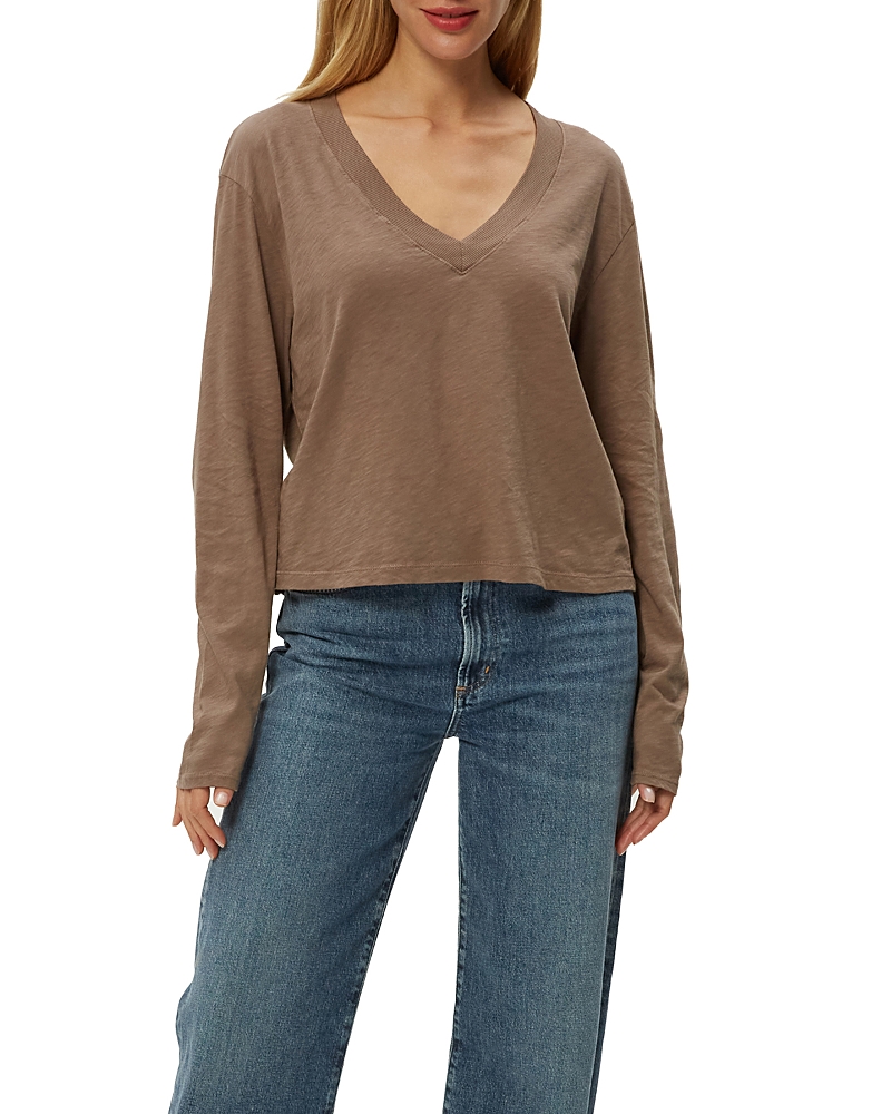 Michael Stars Brea Cropped V-Neck Tee