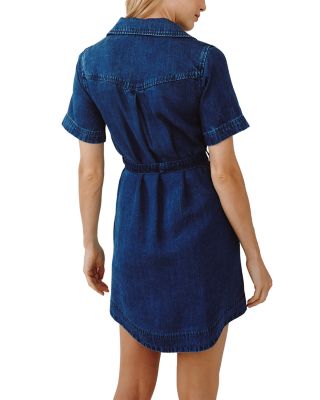 Short Sleeve Utility Shirt Dress