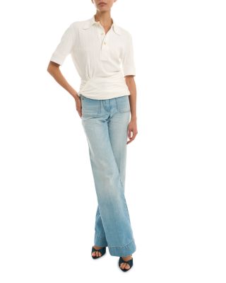 Twist Detail Polo Top