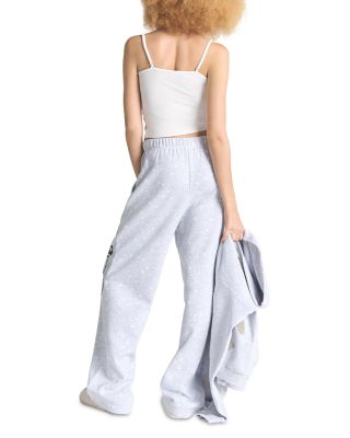 Snow Print Fleece Pants