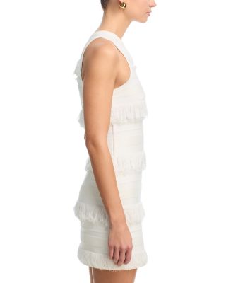 Elly Knit Fringe Mini Dress