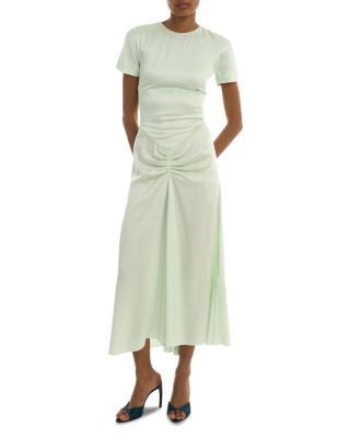 Gathered T-Shirt Midi Dress