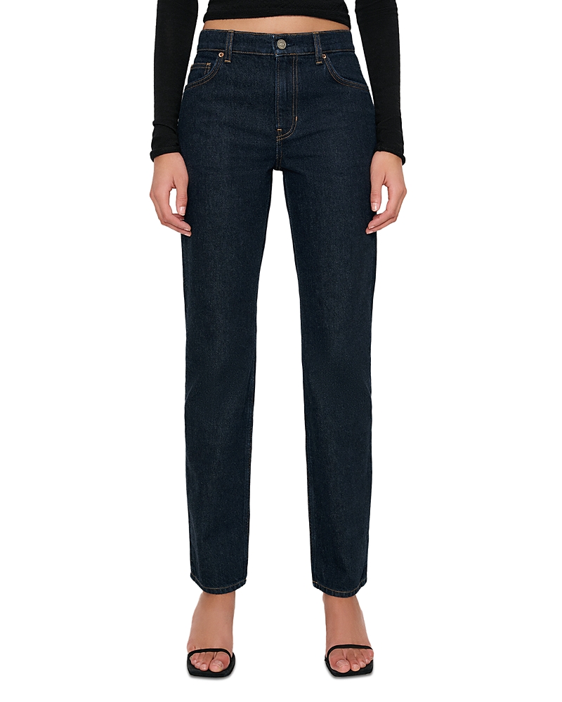 Reformation Greer Mid Rise Straight Jeans
