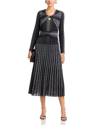 Twist Front Knit Dress