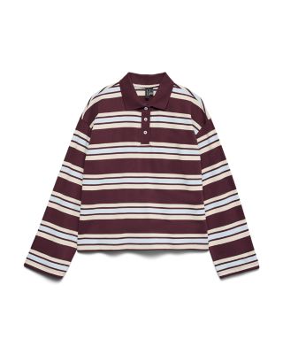 Vmilanna Long Sleeve Polo Top
