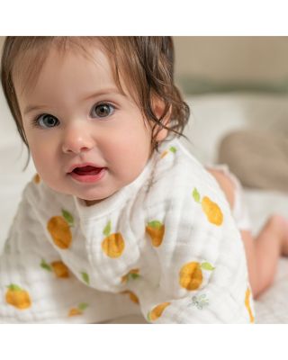 Unisex Fresh Fruit Muslin Burpy Bibs, 2 Pack