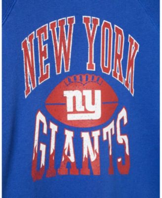Unisex NFL New York Giants Hot Route Raglan Fleece - Little Kid, Big Kid