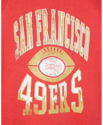 Unisex NFL San Francisco 49ers Hot Route Raglan Fleece - Little Kid, Big Kid