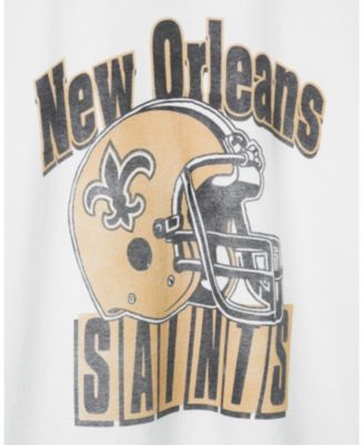  Unisex NFL New Orleans Saints Throwback Helmet Flea Market Tee