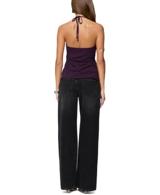 Lorenna Split Front Halter Top