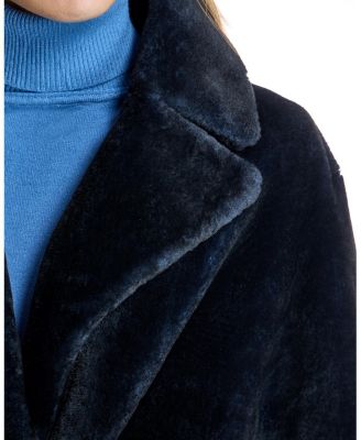  Belted Shearling Coat
