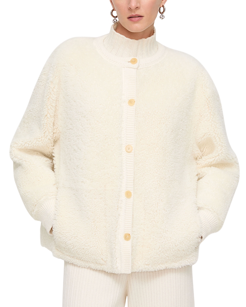 Lafayette 148 New York Reversible Shearling Jacket