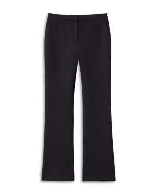 Gates Flare Linen Ankle Pants 