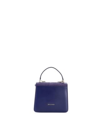 Small Serpenti Forever Top Handle Bag Leather and Stingray