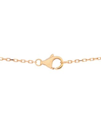  Juste un Clou Pendant Necklace 18K Rose Gold with Diamonds, 15 - 16.5"