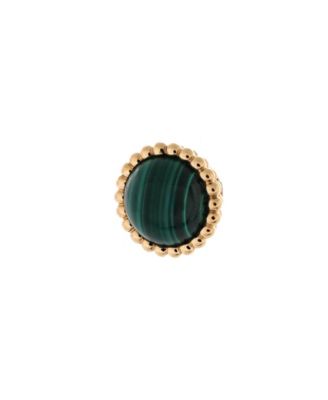  Perlee Couleurs Stud Earrings 18K Gold and Malachite
