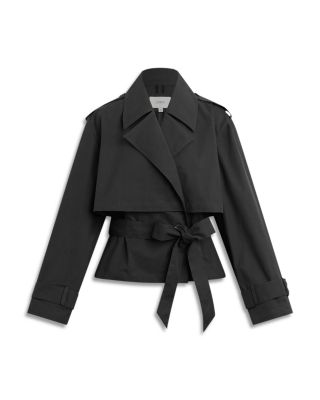 The Liz Cropped Trench Coat