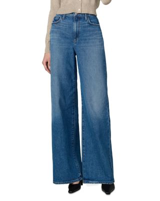 Petites The Mia Wide Leg Jeans in Zeal