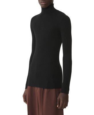  Turtleneck Sweater in Merino Wool and Silk