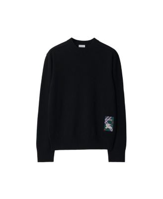 Check Label Wool Sweater