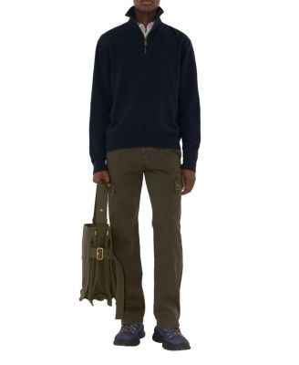 Cashmere Blend Quarter Zip Sweater