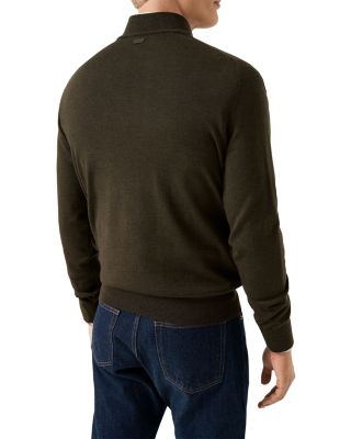 Merino Quarter Zip Knit Sweater