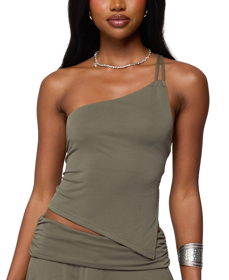 Edikted Janah Asymmetric One Shoulder Backless Top