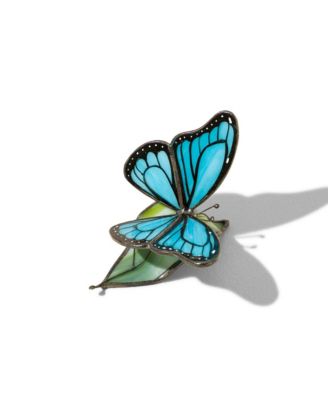 Uncommon Goods Stained Glass Butterflies with a Message