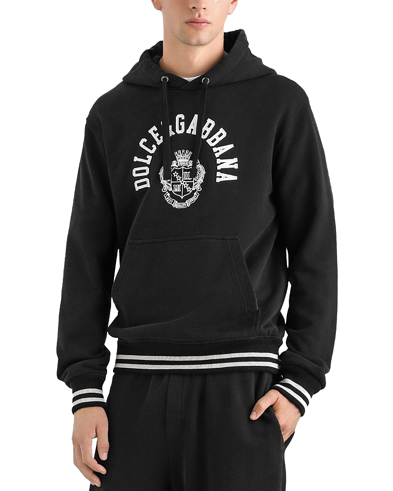 Dolce & Gabban Men's Logo Emblem Hoodie