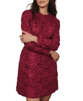  Women's Sequin Lace Mini Dress