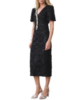  Women's Sequin Midi Skirt