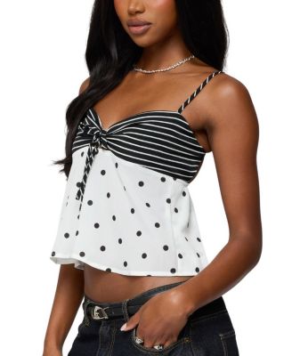 Tilly Mixed Print Top