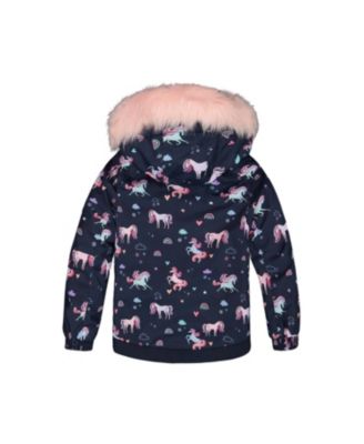  Girls' Two-Piece Play Snowsuit with Jacket and Solid Pant - Little Kid