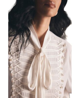  Women's Military Detail Blouse